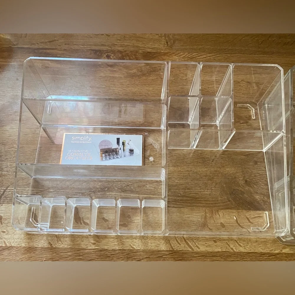 Clear Acrylic Organizer set of 2